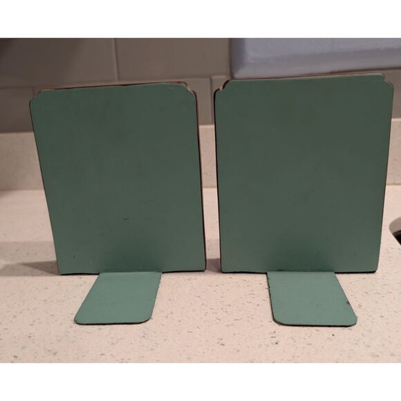 Borghese Hollywood Regency Bookends Floral Bird Motif - Picture 4 of 10